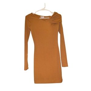 House of CB/ Mistress Rocks Tan Mini Dress